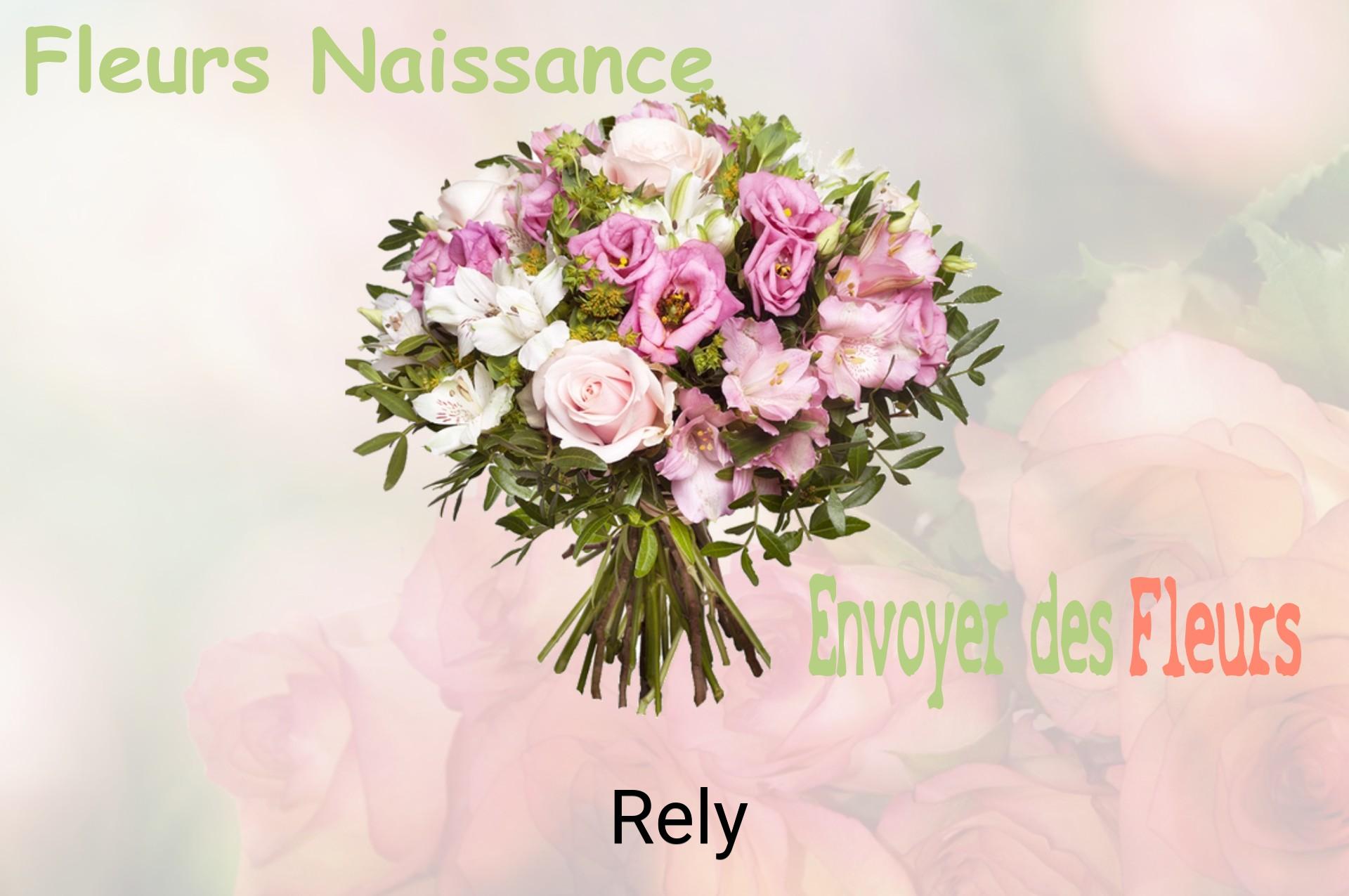Bouquet de fleurs de naissance livré à Rely